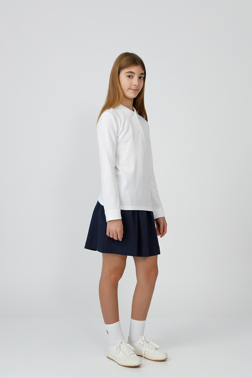 Tricou polo slim fete 998F